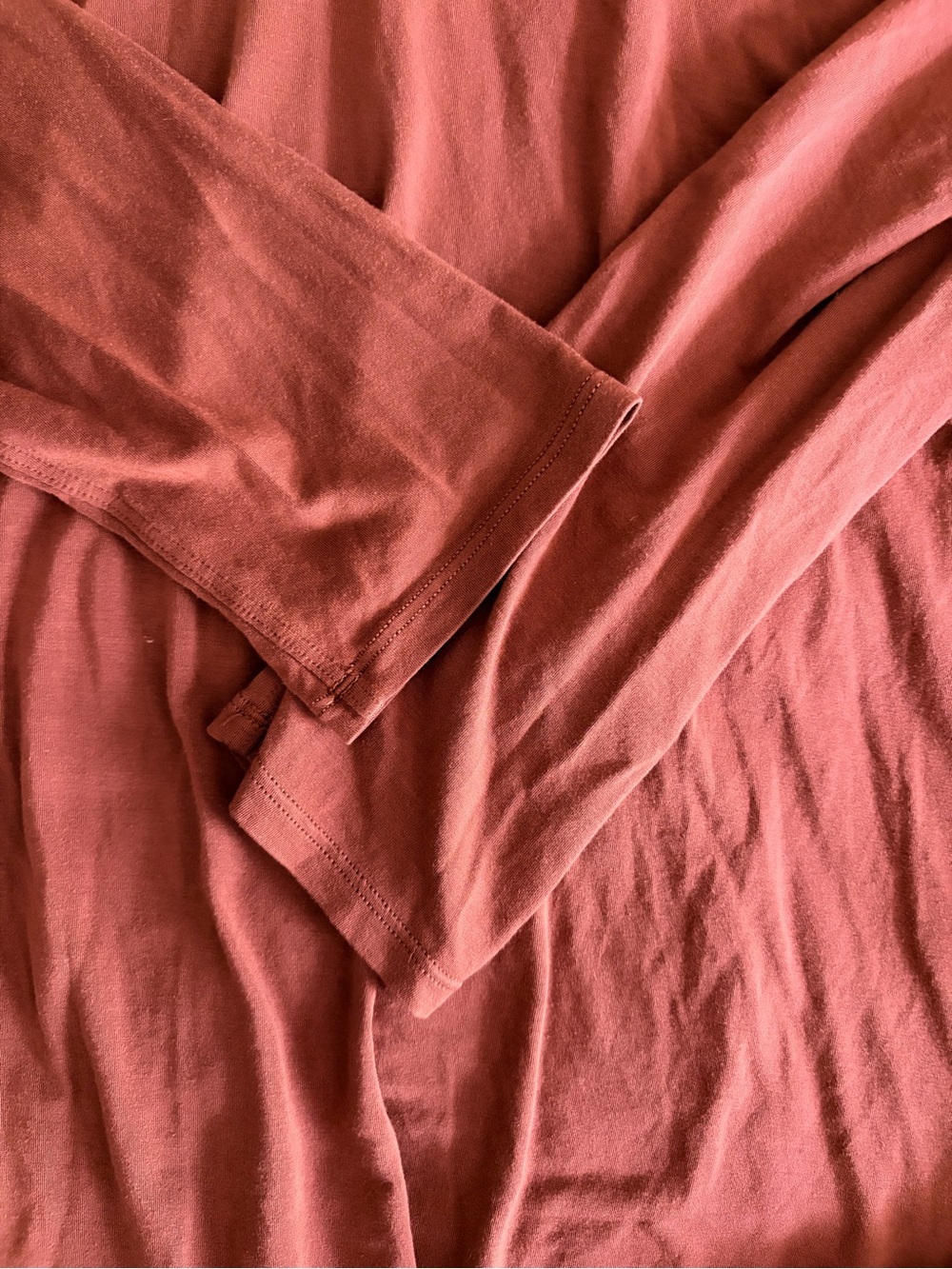Lululemon Up for Down Time Long Sleeve,
Dark Terracotta, size 10 - Picture 11 of 11